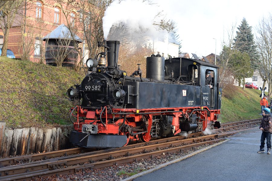 Lok 99.582 Museumsbahn Schönheide 2015 Dezember 01